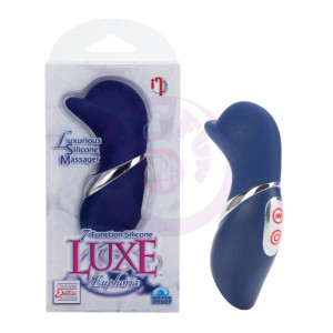 7-Function Silicone Luxe Euphoria Massager - Blue