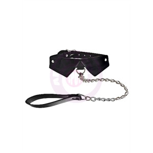 Exclusive Collar With Leash - Black