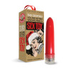 Holiday Vibes Naughty List Gift Socks and a Sextoy 4 Inch Multi Speed Vibe