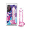 Naturally Yours - 7 Inch Crystalline Dildo - Rose