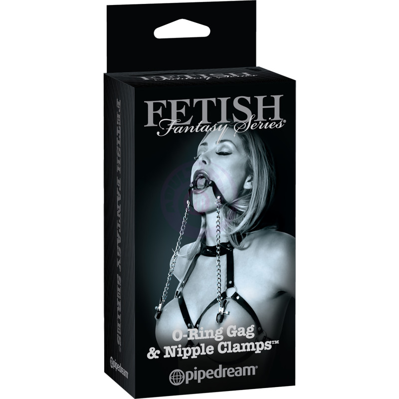 Fetish Fantasy Series Ltd. Ed. O-Ring Gag & Nipple Clamps