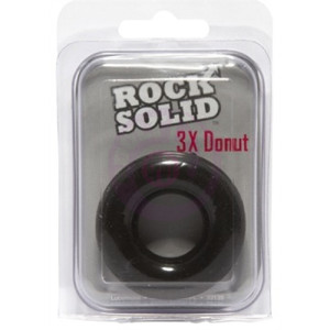 Rock Solid 3x Donut Ring - Black