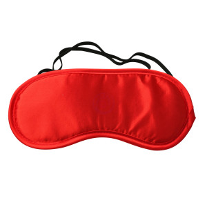 Sex and Mischief Satin Blindfold - Red
