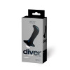 Diver Rechargeable Anal Vibe - Just Black