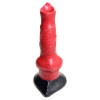 Hell-Hound - Canine Penis Silicone Dildo - Red