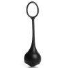 Cock Dangler Silicone Penis Strap With Weights -  Black