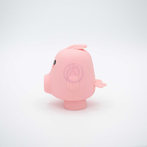 Kawaii Kiss Clit Flicker and Air Pulse Stimulator  - Pink