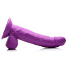 Pop Pecker 7.5 Inch Dildo With Balls - Purple