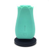 Tulip Pro 15-Function Suction Vibe With Wireless  Charging - Teal Blue