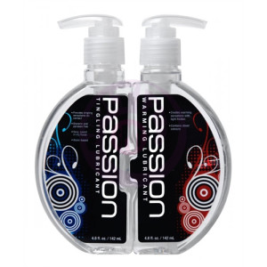 Passion Warming and Tingling Lubricant Combo - 4.8 Oz. Bottles
