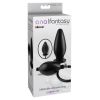 Anal Fantasy Collection Inflatable Silicone Plug - Black