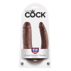 King Cock Double Trouble - Large - Brown