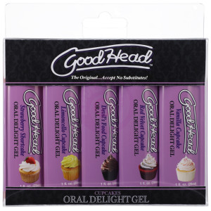 Goodhead - Oral Delight Gel - Cupcake - 5 Pack - 1 Fl. Oz.