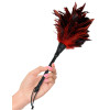 Fetish Fantasy Series Frisky Feather Duster - Red/ Black