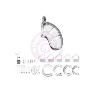 Mancage Model 1 Chastity 3.5 Inch Cock Cage -  Transparent