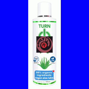 Turn on 95% Organic Ingredients Vegan Aloe Lube - 6 Fl. Oz.