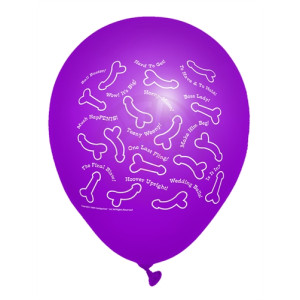 Risque Bachelorette Party Balloons 8 Count