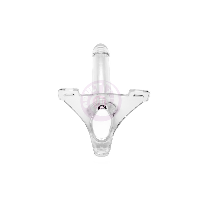 Zoro Knight 6" Hollow Strap- on - Clear
