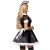 Classic French Maid Costume - Large - Black/white