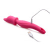 Dual Diva 2 in 1 Silicone Massager- Pink