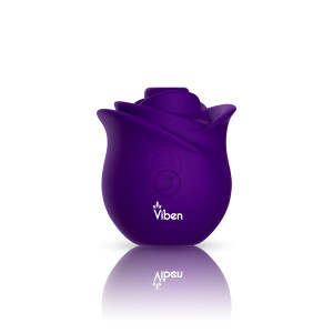 Zen Rose - Violet - Handheld Rose Clitoral and Nipple Stimulator
