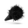 Temptasia - Bunny Tail Pom Plug - Black