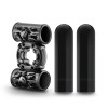 Performance Plus - Double Thunder - Wireless Remote Rechargeable Vibrating Cock Ring - Black