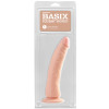 Basix Rubber Works - Slim 7 Inch With Suction Cup - Flesh