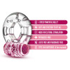 Play With Me - Arouser Vibrating C-Ring - Pink