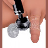 2 in 1 Male Wand Attachment - Clear