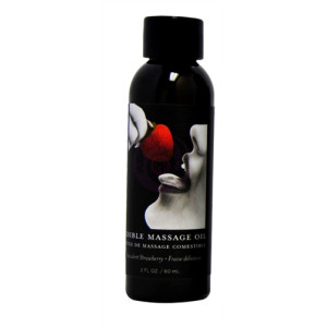 Edible Massage Oil - Strawberry - 2 Fl. Oz.