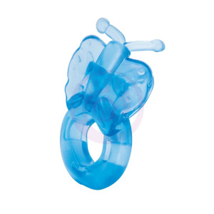 Bodywand Rechargeable Butterfly Ring - Blue