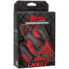 Caged 2 - Vibrating Silicone Cock Cage & Plug - Black