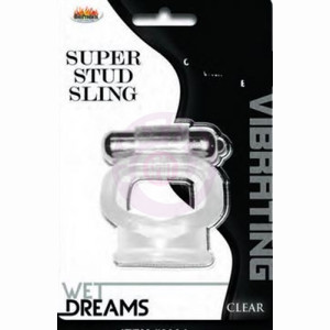 Wet Dreams Super Stud Sling - Clear