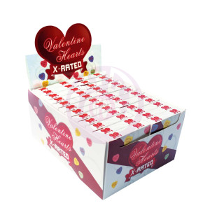 Valentine Hearts X-Rated Candy - 24 Count Display