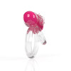 Screaming O 4t - Double O 6 Super Powered   Vibrating Double Ring - Strawberry