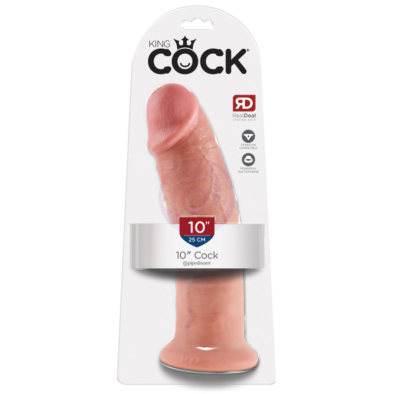 King Cock 10-Inch Cock - Flesh