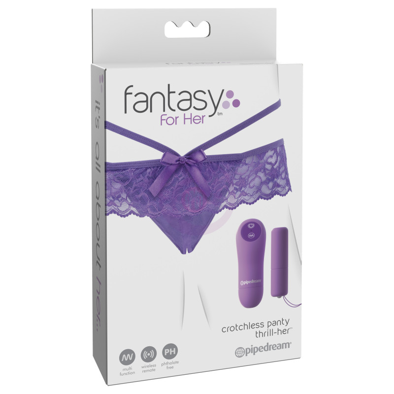 Fantasy for Her Crotchless Panty Thrill-Her