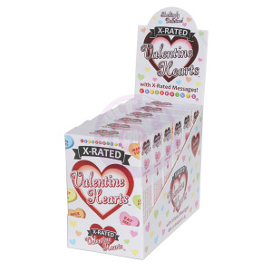 X-Rated Valentine's Heart Candy - 6 Count Display