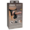 King Cock Elite Ultimate Vibrating Silicone Body  Dock Kit