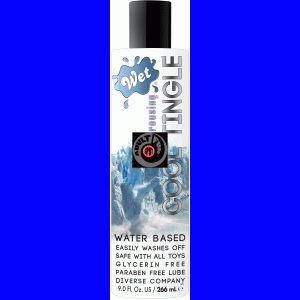 Wet Cool Tingle Water Based Lubricant  - 9.0 Fl Oz