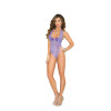 Underwire Demi Cup Teddy - Extra Large  - Purple