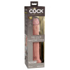 King Cock Elite 10 Inch Dual Density Silicone Cock - Light