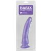 Basix Rubber Works - Slim 7 Inch With Suction Cup - Purple