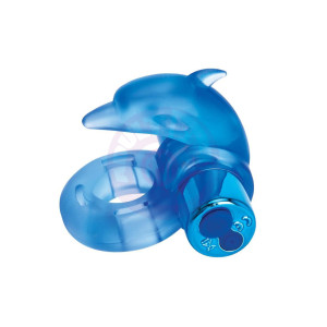 Bodywand Rechargeable Dancing Dolphin Ring - Blue