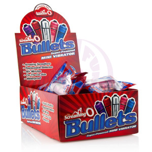 Screaming O Bullets - 20 Piece Pop Box Display - Assorted Colors