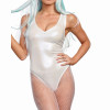 Shimmering Iridescent Bodysuit - White - M/l
