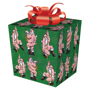 Gift Wrap Santa