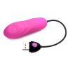 7x Pulsing Rechargeable Silicone Vibrator - Pink
