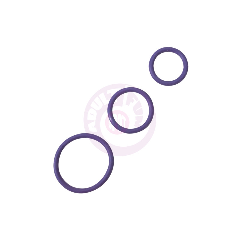 Rubber C-Ring Set - Purple